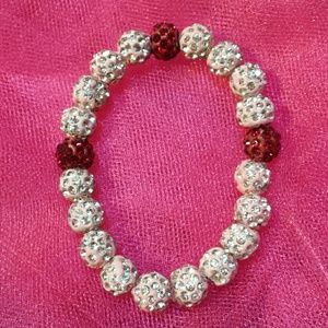 Pink Red Sparkle Bracelet NWT